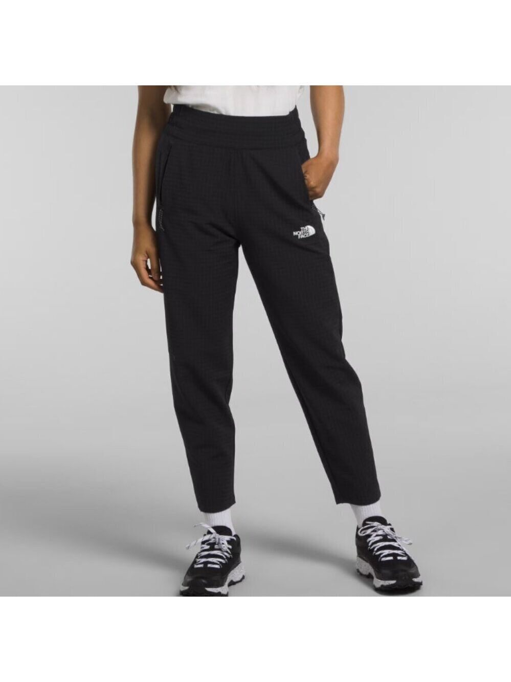 The North Face Women's Black Tekware Grid Fleece Pull-On Pants Size Large
